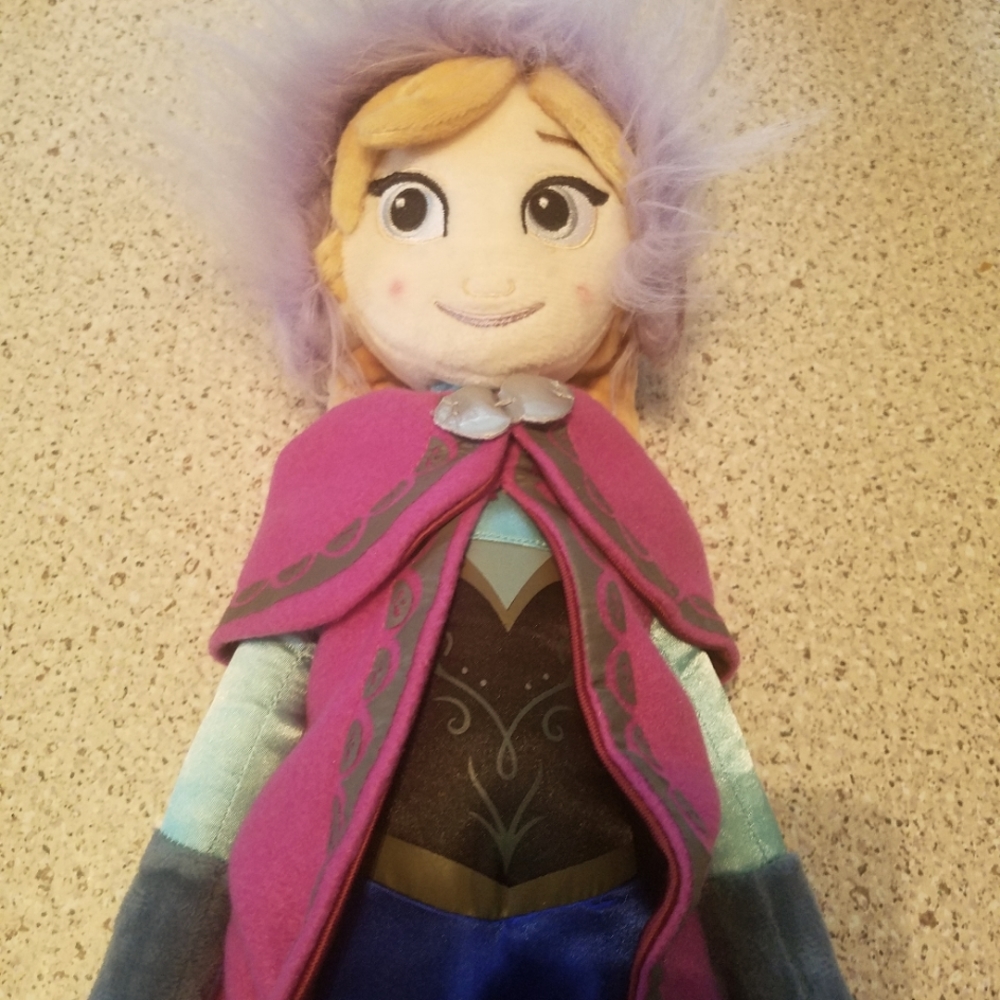 Disney Frozen Anna Softdoll 20" Plush Babydoll Toy